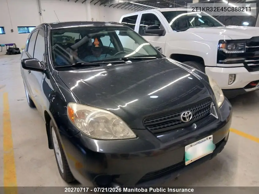 2005 Toyota Matrix VIN: 2T1KR32E45C888211 Lot: 20270717