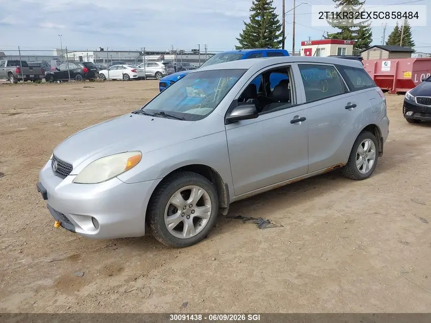 2005 Toyota Corolla Matrix Xr VIN: 2T1KR32EX5C858484 Lot: 30091438