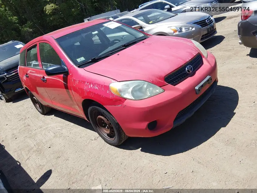 2005 Toyota Matrix VIN: 2T1KR32E55C459174 Lot: 45293029