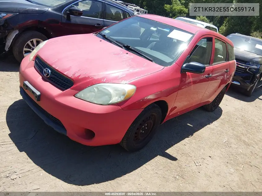 2005 Toyota Matrix VIN: 2T1KR32E55C459174 Lot: 45293029