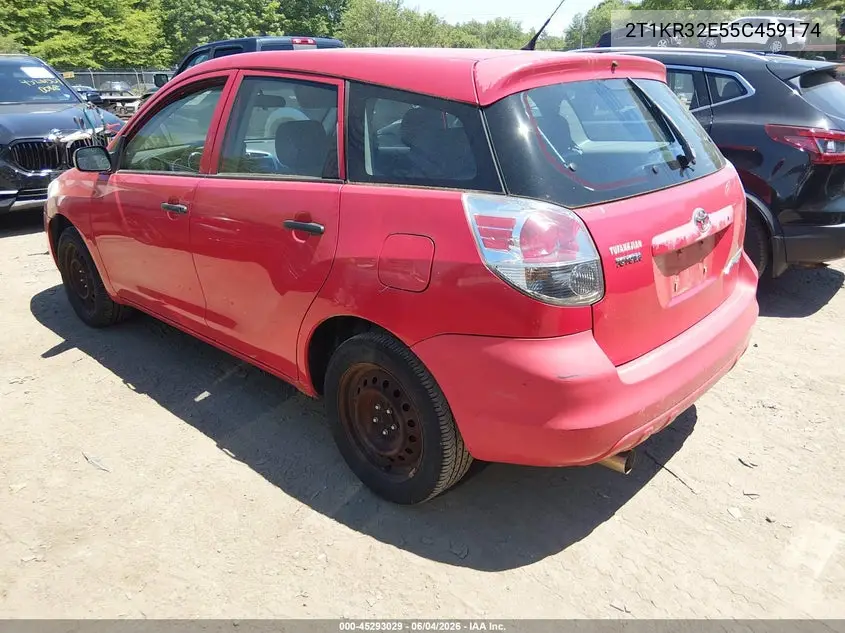 2005 Toyota Matrix VIN: 2T1KR32E55C459174 Lot: 45293029
