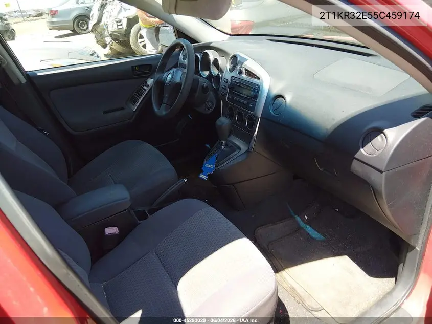 2005 Toyota Matrix VIN: 2T1KR32E55C459174 Lot: 45293029