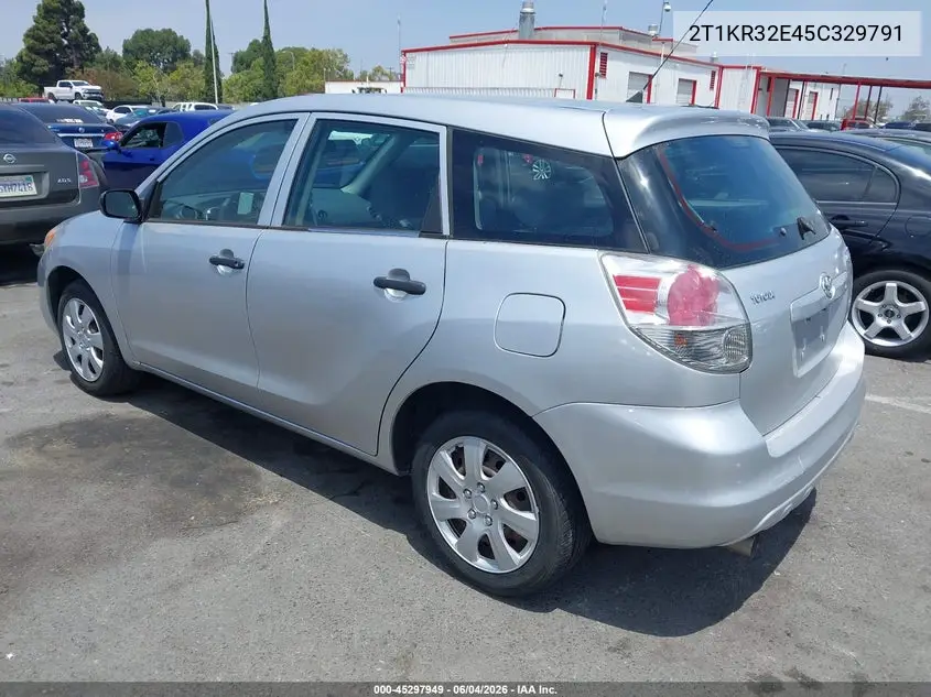 2005 Toyota Matrix VIN: 2T1KR32E45C329791 Lot: 45297949