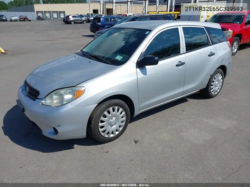 2005 Toyota Matrix VIN: 2T1KR32E65C339593 Lot: 45390913