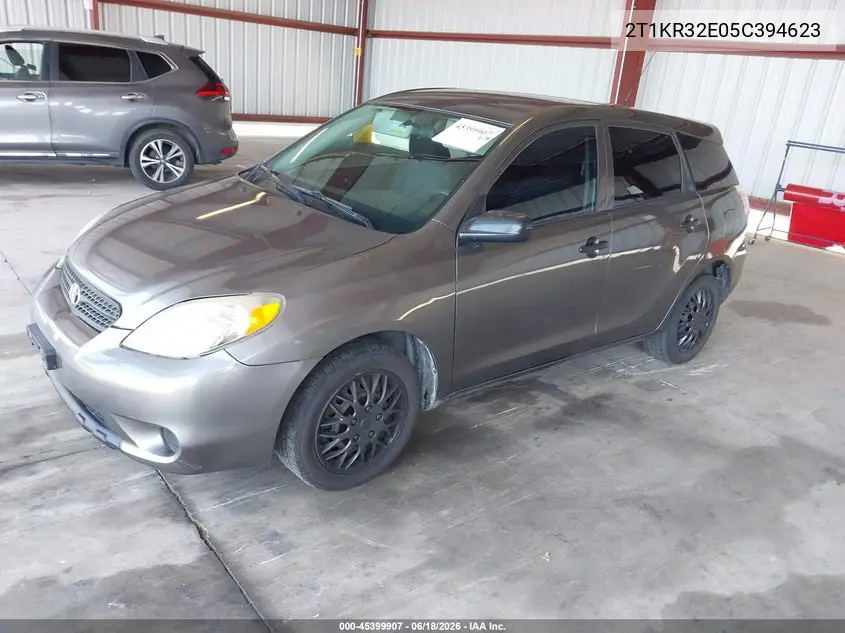 2005 Toyota Matrix VIN: 2T1KR32E05C394623 Lot: 45399907