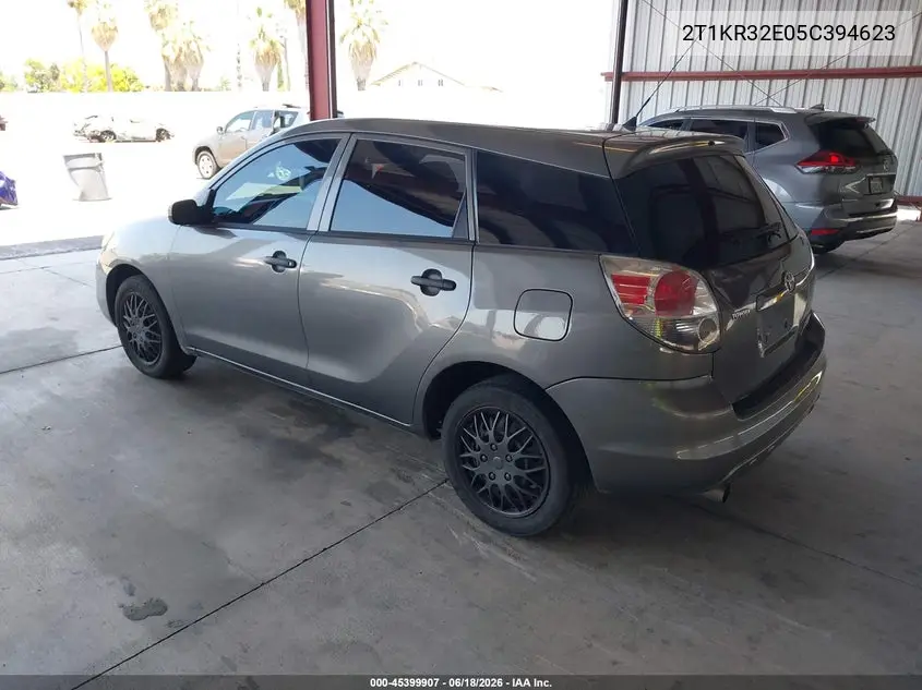 2005 Toyota Matrix VIN: 2T1KR32E05C394623 Lot: 45399907