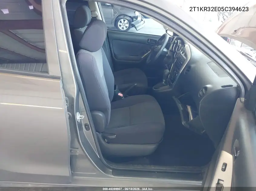 2005 Toyota Matrix VIN: 2T1KR32E05C394623 Lot: 45399907