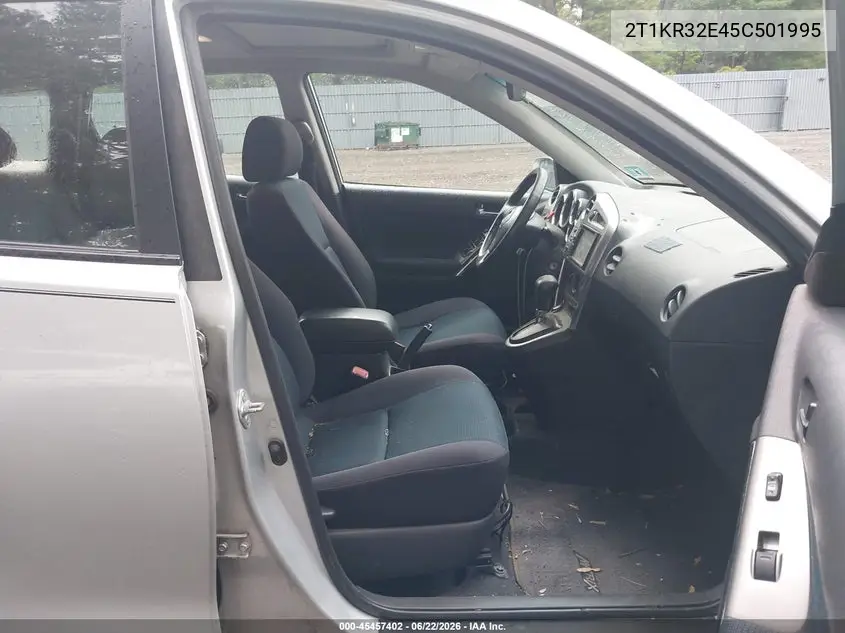 2005 Toyota Matrix Xr VIN: 2T1KR32E45C501995 Lot: 45457402