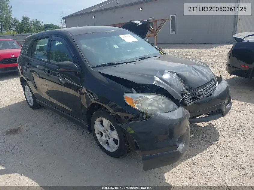 2005 Toyota Matrix Xr VIN: 2T1LR32E05C361125 Lot: 45571387