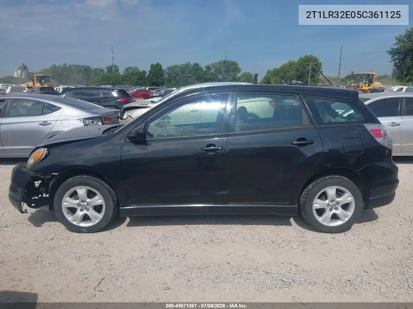 2005 Toyota Matrix Xr VIN: 2T1LR32E05C361125 Lot: 45571387