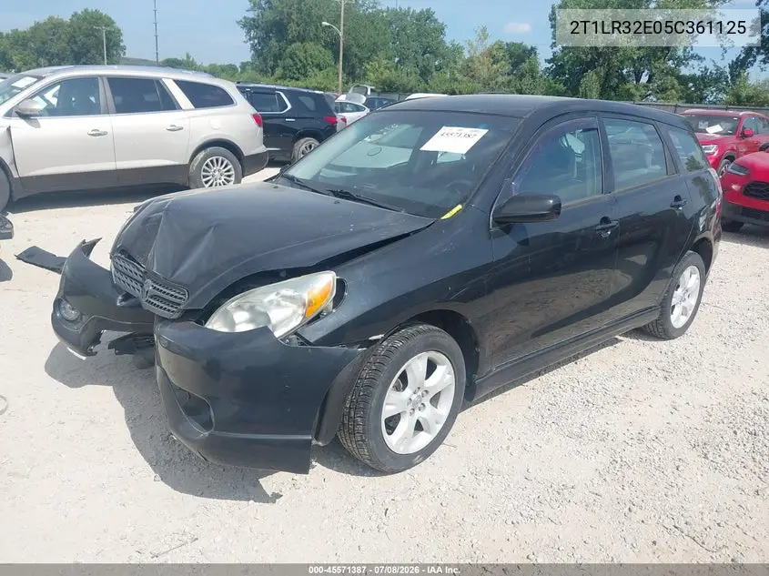 2005 Toyota Matrix Xr VIN: 2T1LR32E05C361125 Lot: 45571387