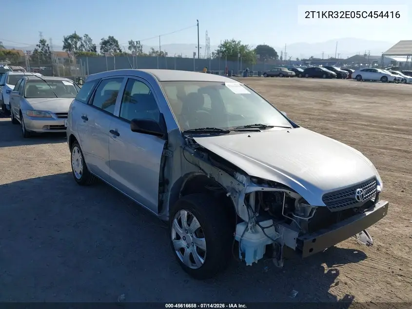 2005 Toyota Matrix VIN: 2T1KR32E05C454416 Lot: 45616658
