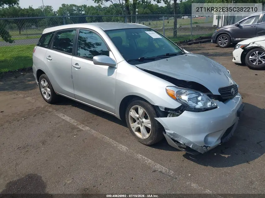 2005 Toyota Matrix Xr VIN: 2T1KR32E35C382210 Lot: 45626992