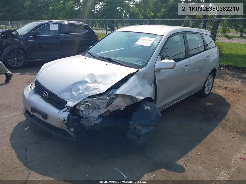 2005 Toyota Matrix Xr VIN: 2T1KR32E35C382210 Lot: 45626992