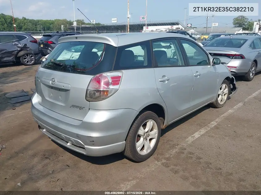 2005 Toyota Matrix Xr VIN: 2T1KR32E35C382210 Lot: 45626992