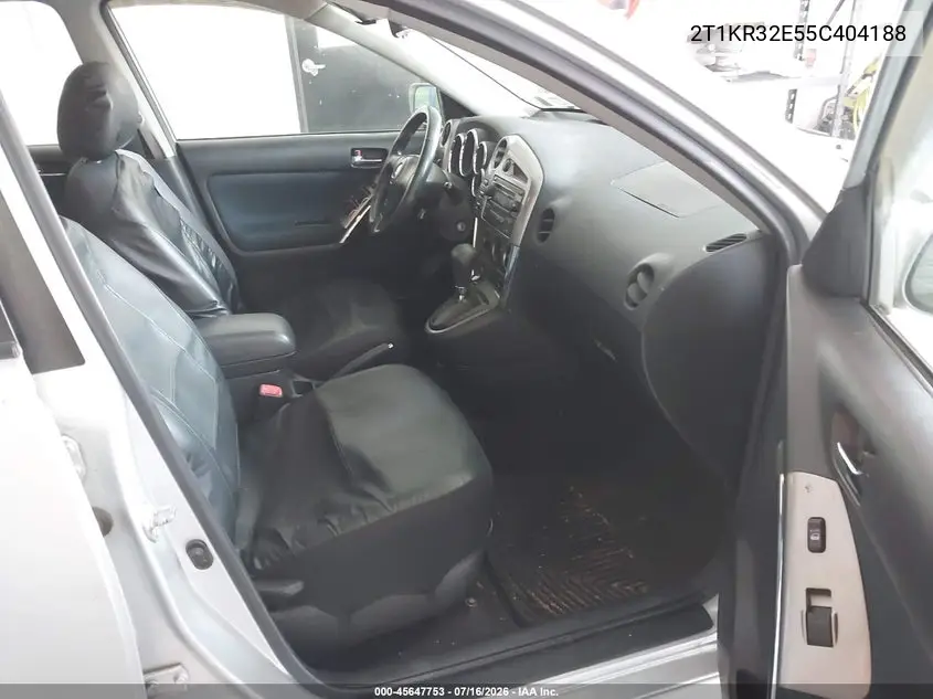 2005 Toyota Matrix Xr VIN: 2T1KR32E55C404188 Lot: 45647753