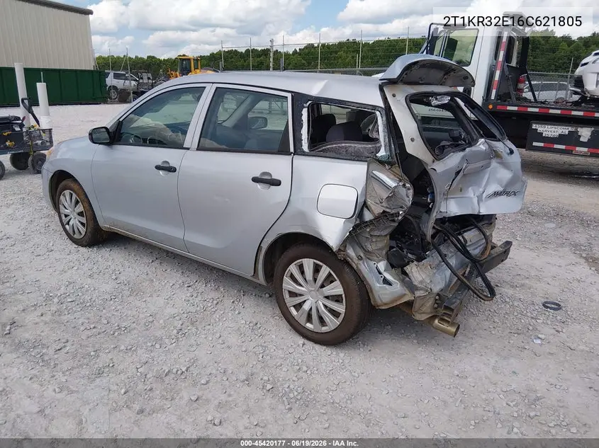 2006 Toyota Matrix VIN: 2T1KR32E16C621805 Lot: 45420177