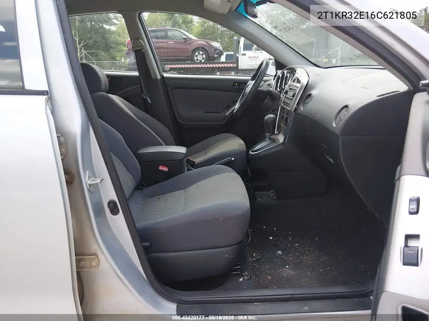 2006 Toyota Matrix VIN: 2T1KR32E16C621805 Lot: 45420177