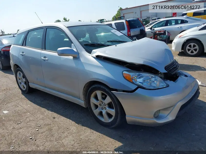 2006 Toyota Matrix Xr VIN: 2T1KR32E06C614277 Lot: 45499033