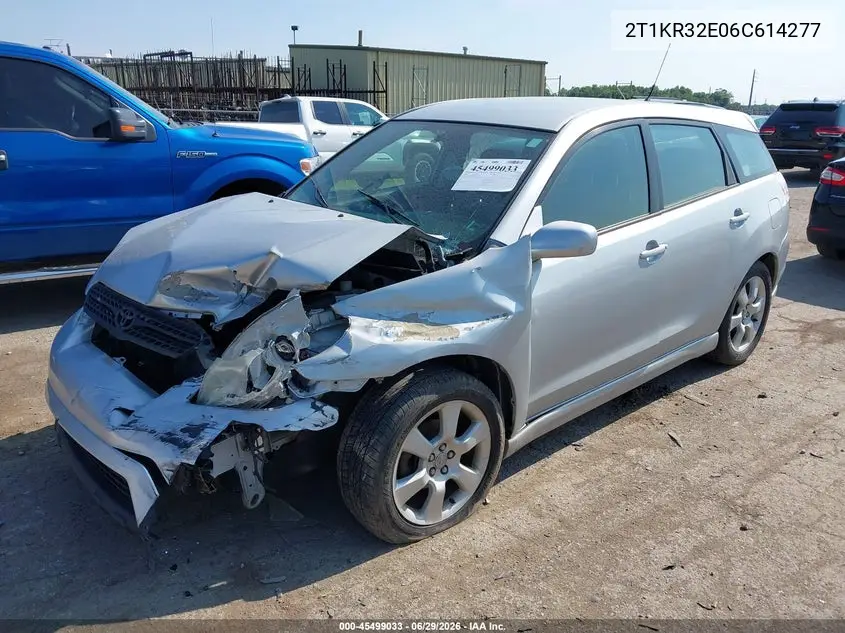 2006 Toyota Matrix Xr VIN: 2T1KR32E06C614277 Lot: 45499033