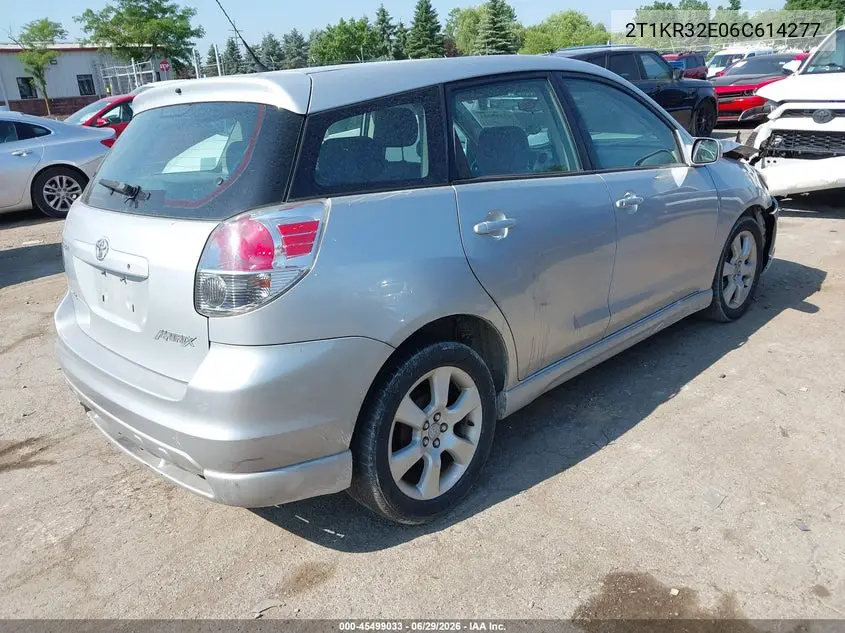 2006 Toyota Matrix Xr VIN: 2T1KR32E06C614277 Lot: 45499033