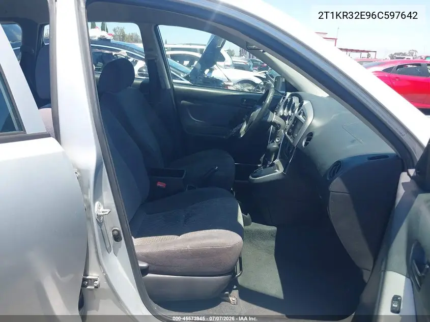2006 Toyota Matrix VIN: 2T1KR32E96C597642 Lot: 45573945
