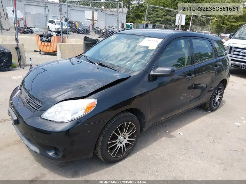 2006 Toyota Matrix VIN: 2T1LR32E36C561661 Lot: 45611456