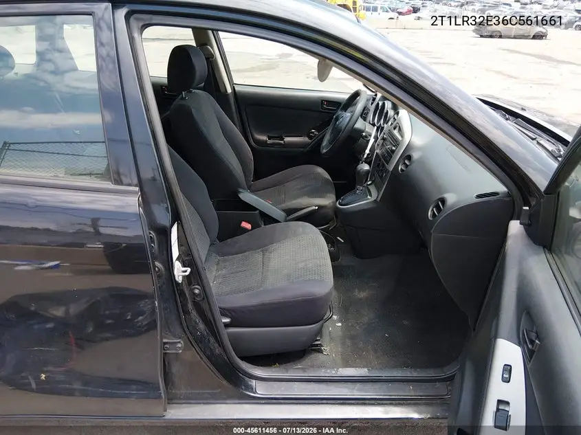 2006 Toyota Matrix VIN: 2T1LR32E36C561661 Lot: 45611456