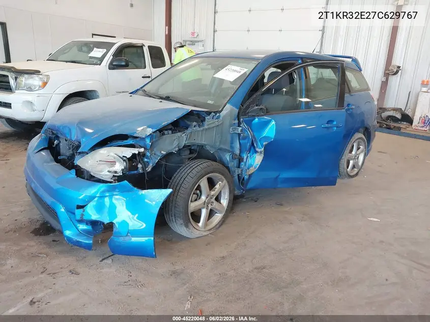 2007 Toyota Matrix Xr VIN: 2T1KR32E27C629767 Lot: 45220048