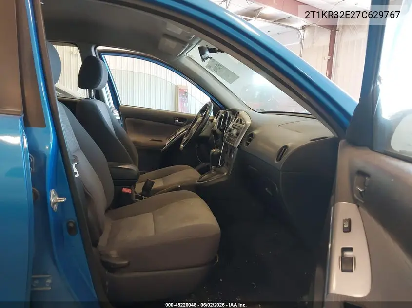2007 Toyota Matrix Xr VIN: 2T1KR32E27C629767 Lot: 45220048