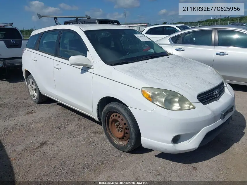 2007 Toyota Matrix Xr VIN: 2T1KR32E77C625956 Lot: 45304024