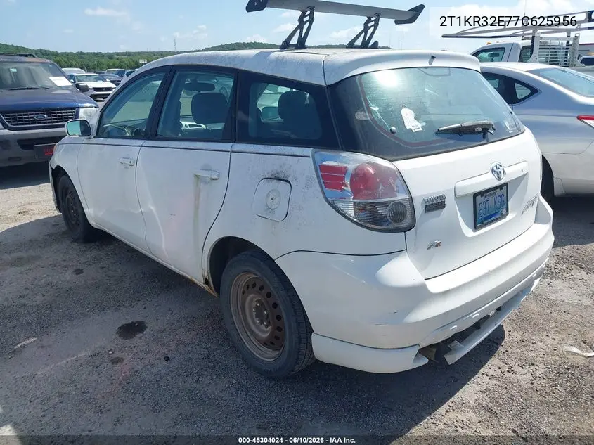 2007 Toyota Matrix Xr VIN: 2T1KR32E77C625956 Lot: 45304024