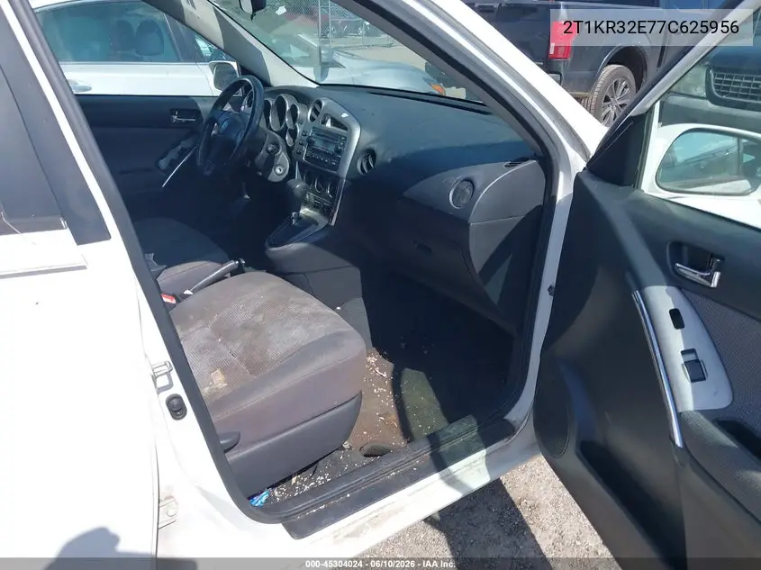 2007 Toyota Matrix Xr VIN: 2T1KR32E77C625956 Lot: 45304024
