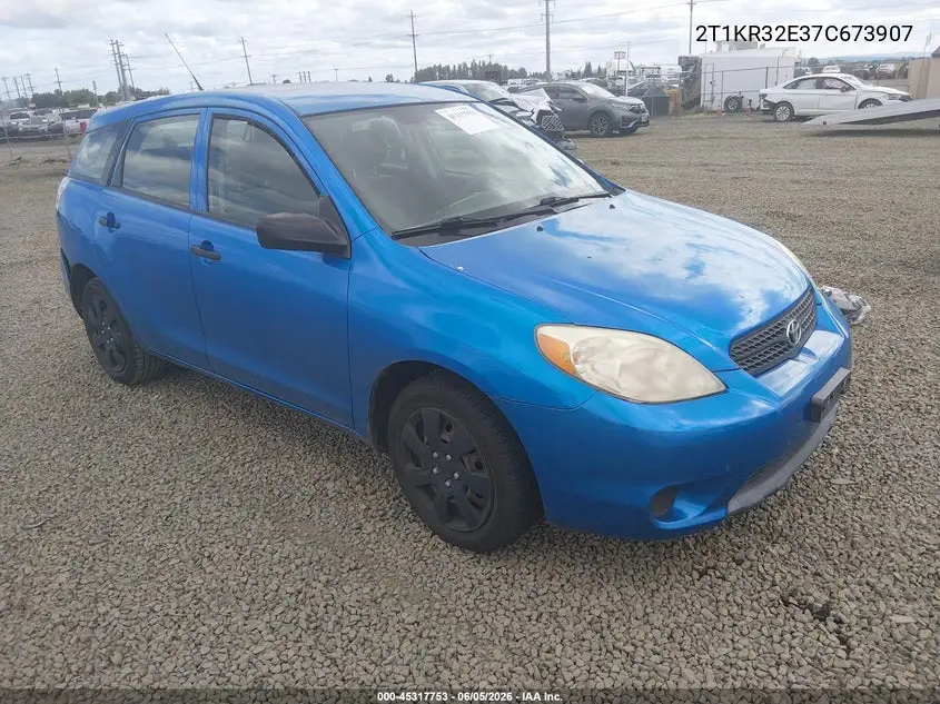 2007 Toyota Matrix VIN: 2T1KR32E37C673907 Lot: 45317753
