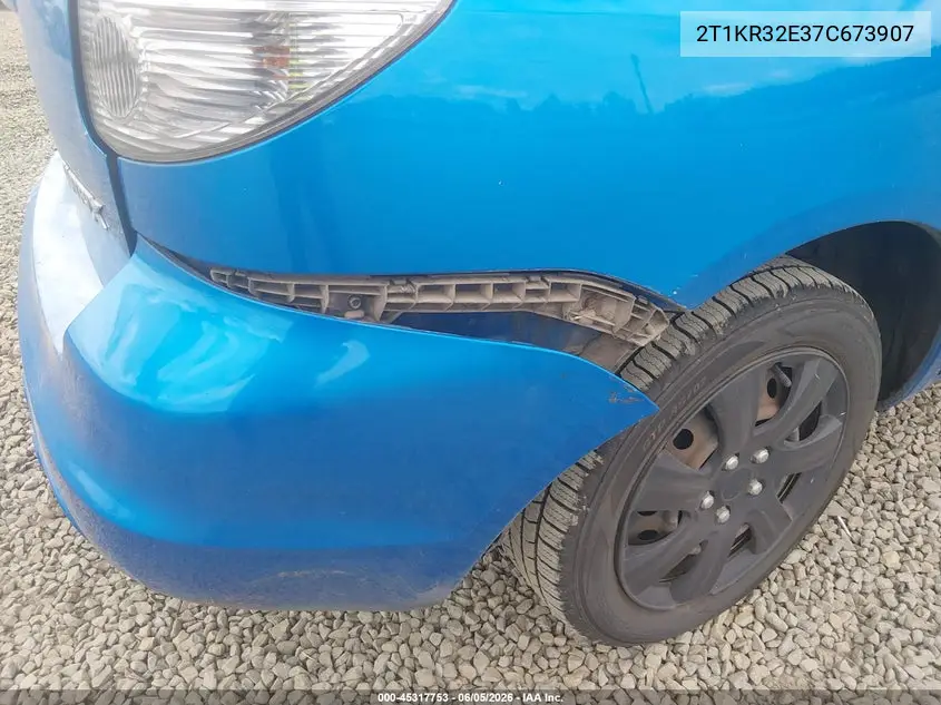 2007 Toyota Matrix VIN: 2T1KR32E37C673907 Lot: 45317753