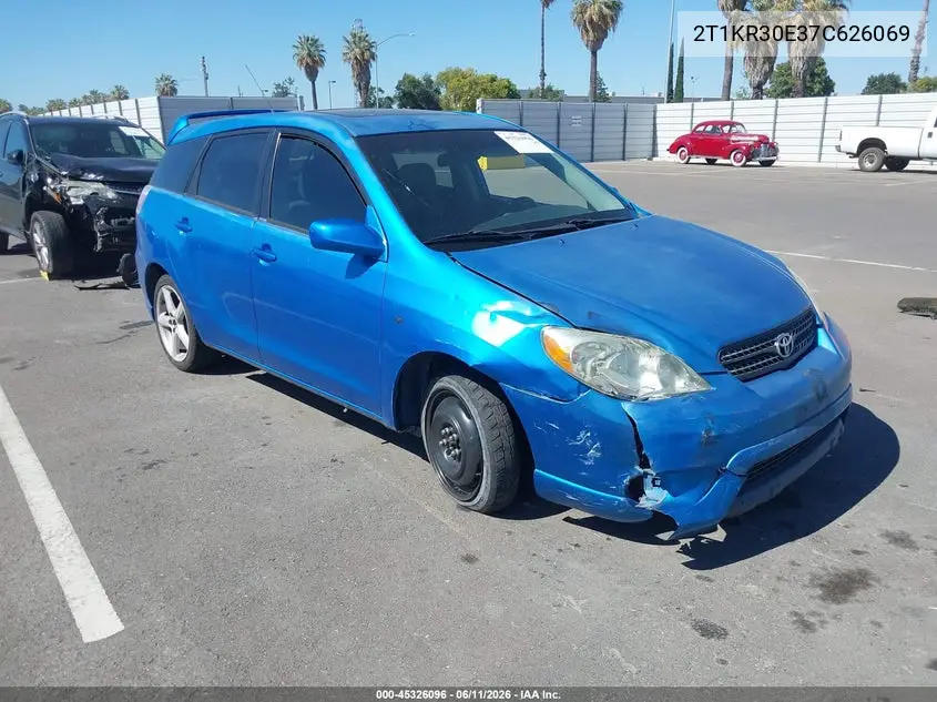 2007 Toyota Matrix Xr VIN: 2T1KR30E37C626069 Lot: 45326096