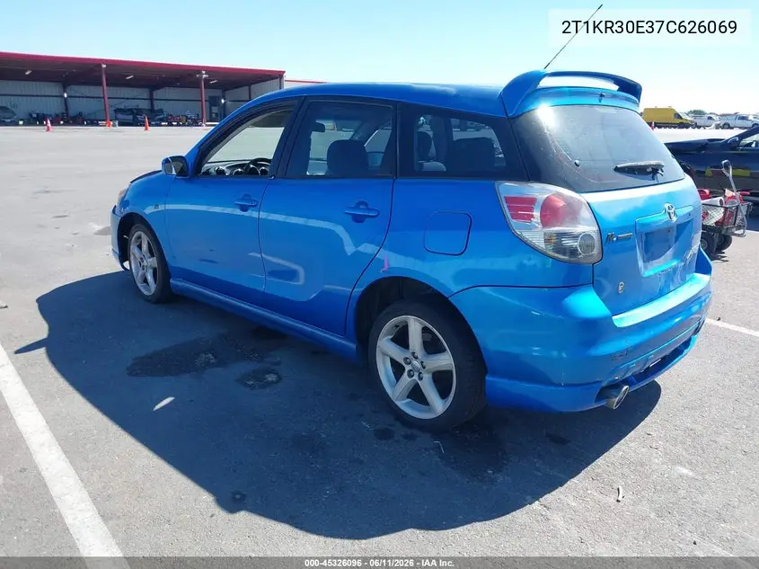 2007 Toyota Matrix Xr VIN: 2T1KR30E37C626069 Lot: 45326096