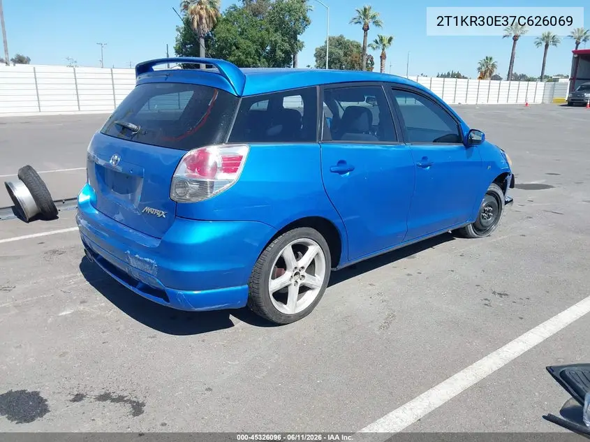 2007 Toyota Matrix Xr VIN: 2T1KR30E37C626069 Lot: 45326096