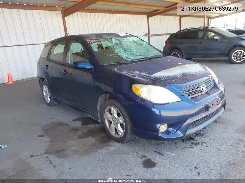2007 Toyota Matrix Xr VIN: 2T1KR30E27C639279 Lot: 45459314