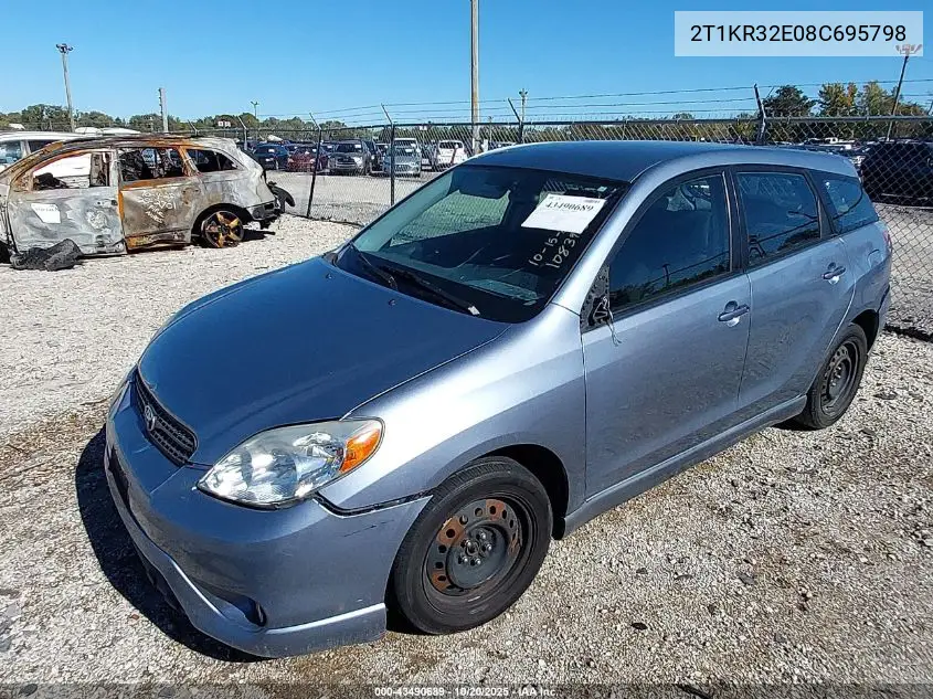 2T1KR32E08C695798 2008 Toyota Matrix Xr