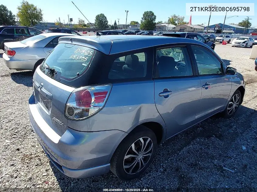 2T1KR32E08C695798 2008 Toyota Matrix Xr