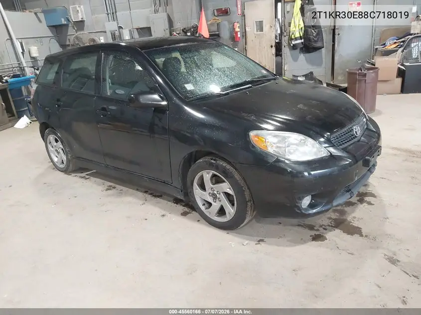 2008 Toyota Matrix Xr VIN: 2T1KR30E88C718019 Lot: 45560166