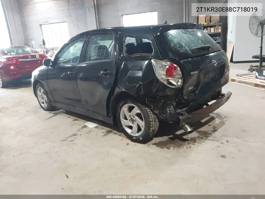 2008 Toyota Matrix Xr VIN: 2T1KR30E88C718019 Lot: 45560166