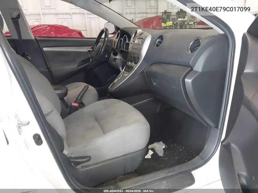 2009 Toyota Matrix S VIN: 2T1KE40E79C017099 Lot: 45302343
