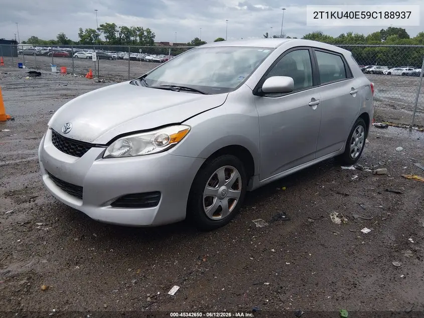 2009 Toyota Matrix VIN: 2T1KU40E59C188937 Lot: 45342650
