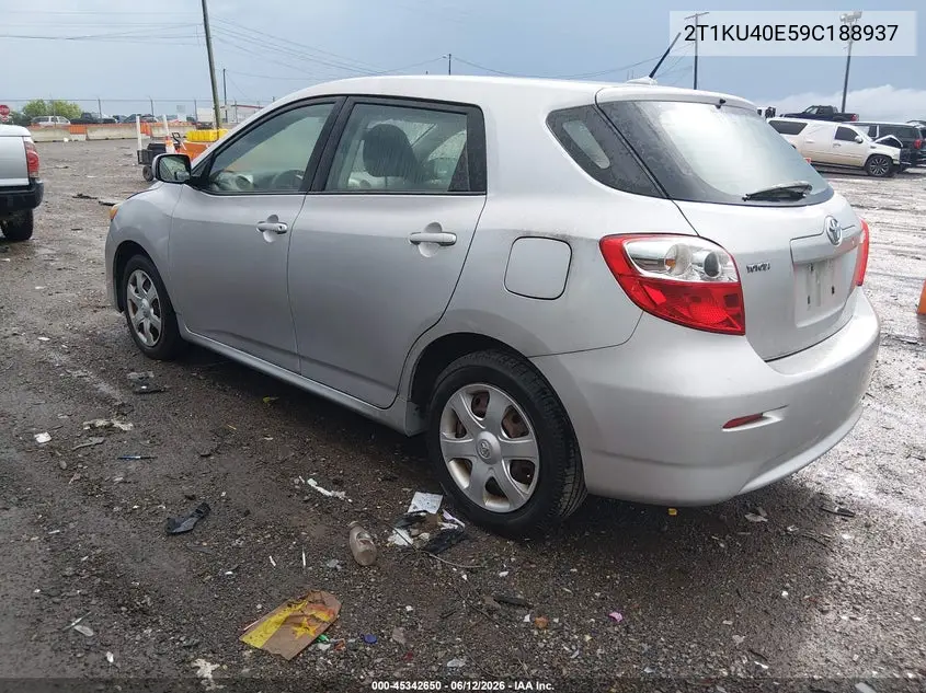 2009 Toyota Matrix VIN: 2T1KU40E59C188937 Lot: 45342650
