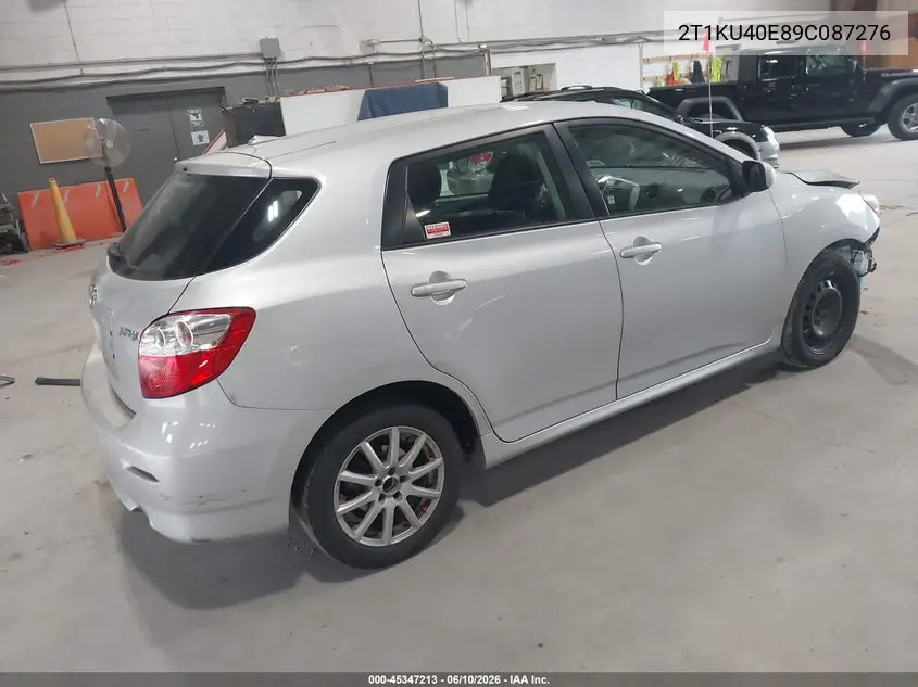 2009 Toyota Matrix VIN: 2T1KU40E89C087276 Lot: 45347213