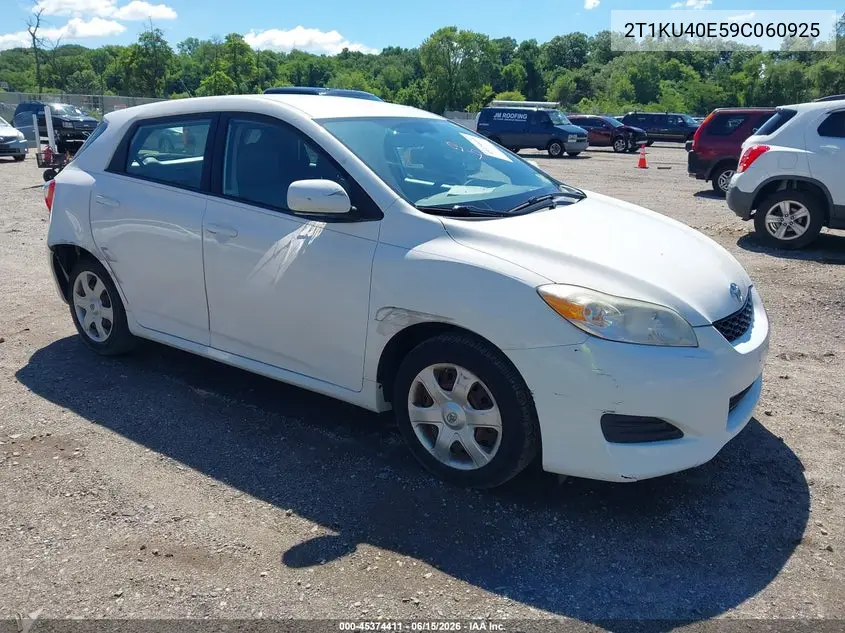 2009 Toyota Matrix VIN: 2T1KU40E59C060925 Lot: 45374411