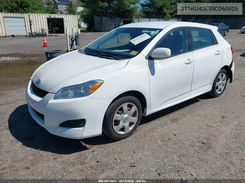 2009 Toyota Matrix VIN: 2T1KU40E59C060925 Lot: 45374411