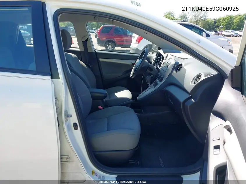 2009 Toyota Matrix VIN: 2T1KU40E59C060925 Lot: 45374411